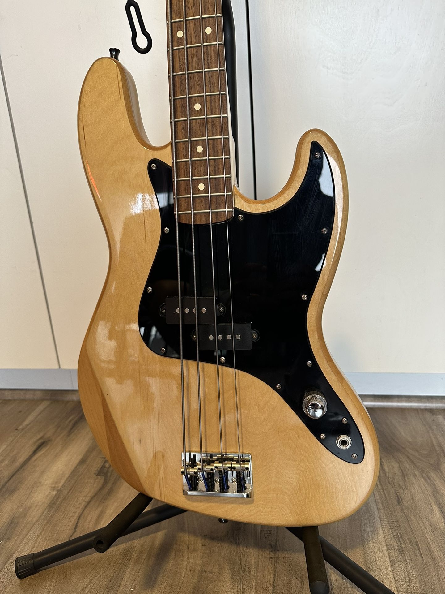 Fender Mark Hoppus Artist Series Signature Jazz Bass 2003 2010 Natural Mod Stacked Tone Knob