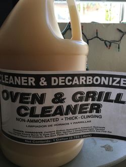 Oven and grill degreaser