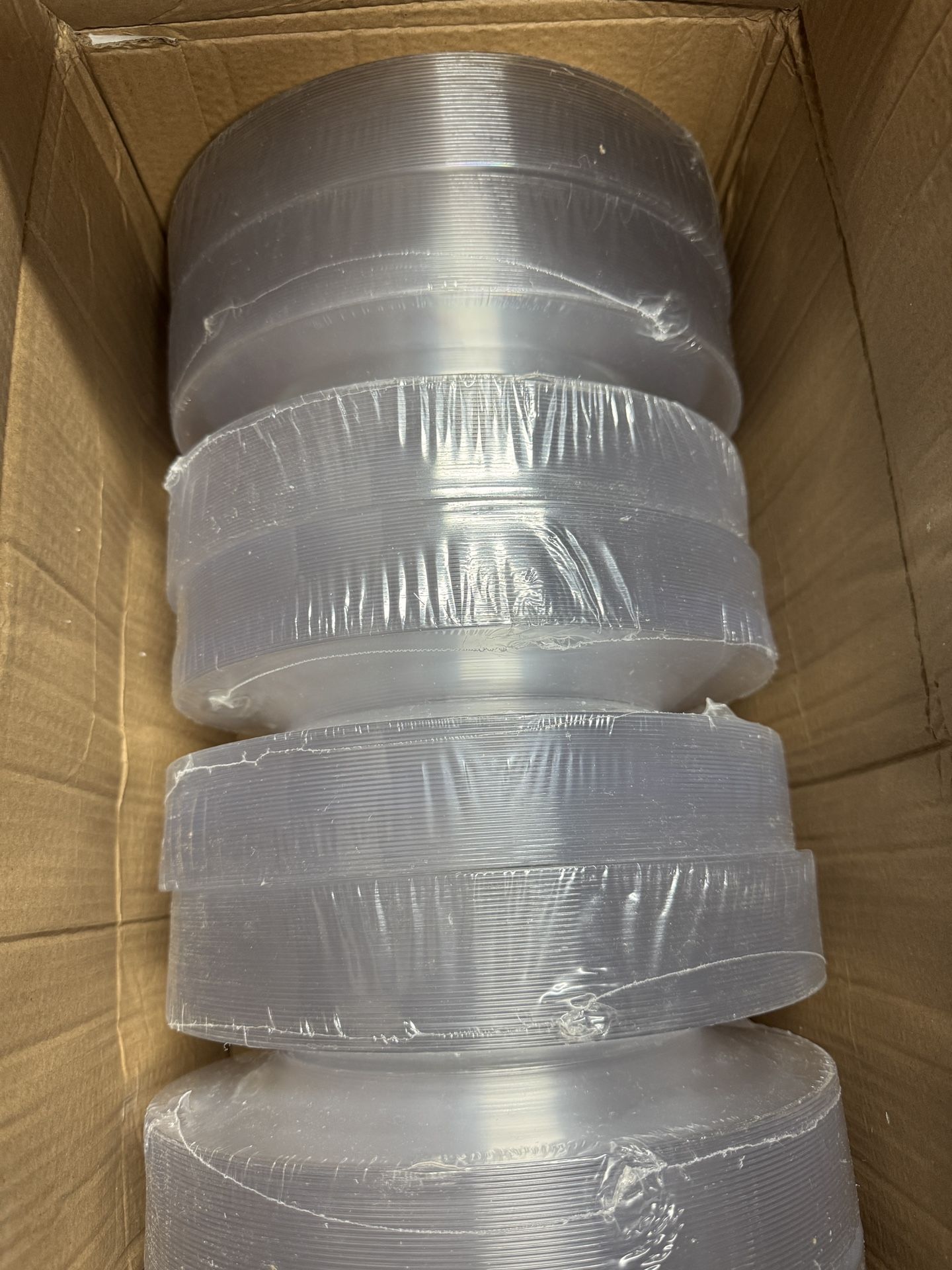 Clear Plastic Plates - 240 Ct