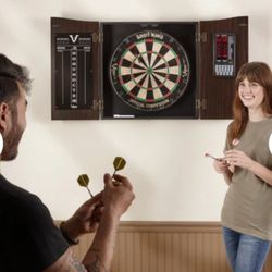 Viper Vault Deluxe Dartboard Cabinet with Pro

