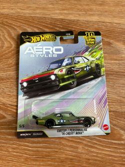 Hot wheels premium aero styles custom 70 Chevy nova