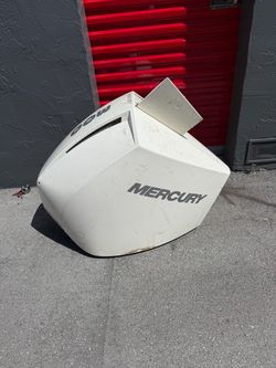 Mercury Verado 300 HP Cowling (Cold Fusion White) – OEM Top Cowl