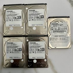 Lot Of 10 - Toshiba 500GB Hard Drive 2.5” HDD Laptop Desktop Console PlayStation 4 Xbox