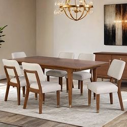 Walnut 7pc Classic Table Set (in Box 📦) 