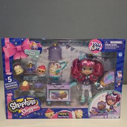 Shopkins Shoppies Tippy's Tea Party Doll Playset Season 7 Join the Party 