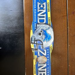 Detroit Lions Football Team Wall Sign