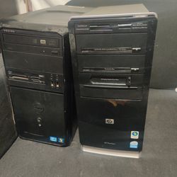 Two Desktop Computers 
