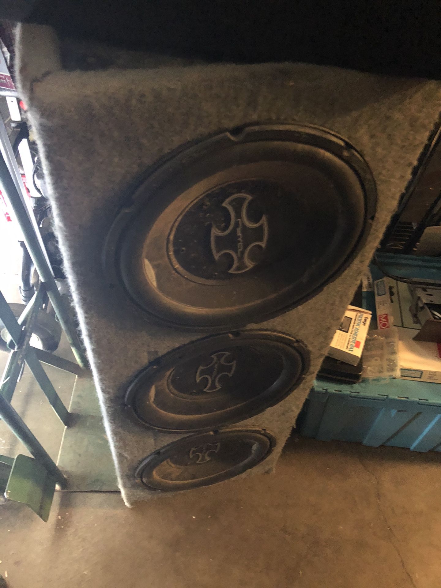 Revel 12 inch subwoofers speaker box