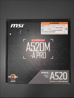MSI A520M-A PRO AM4 Motherboard