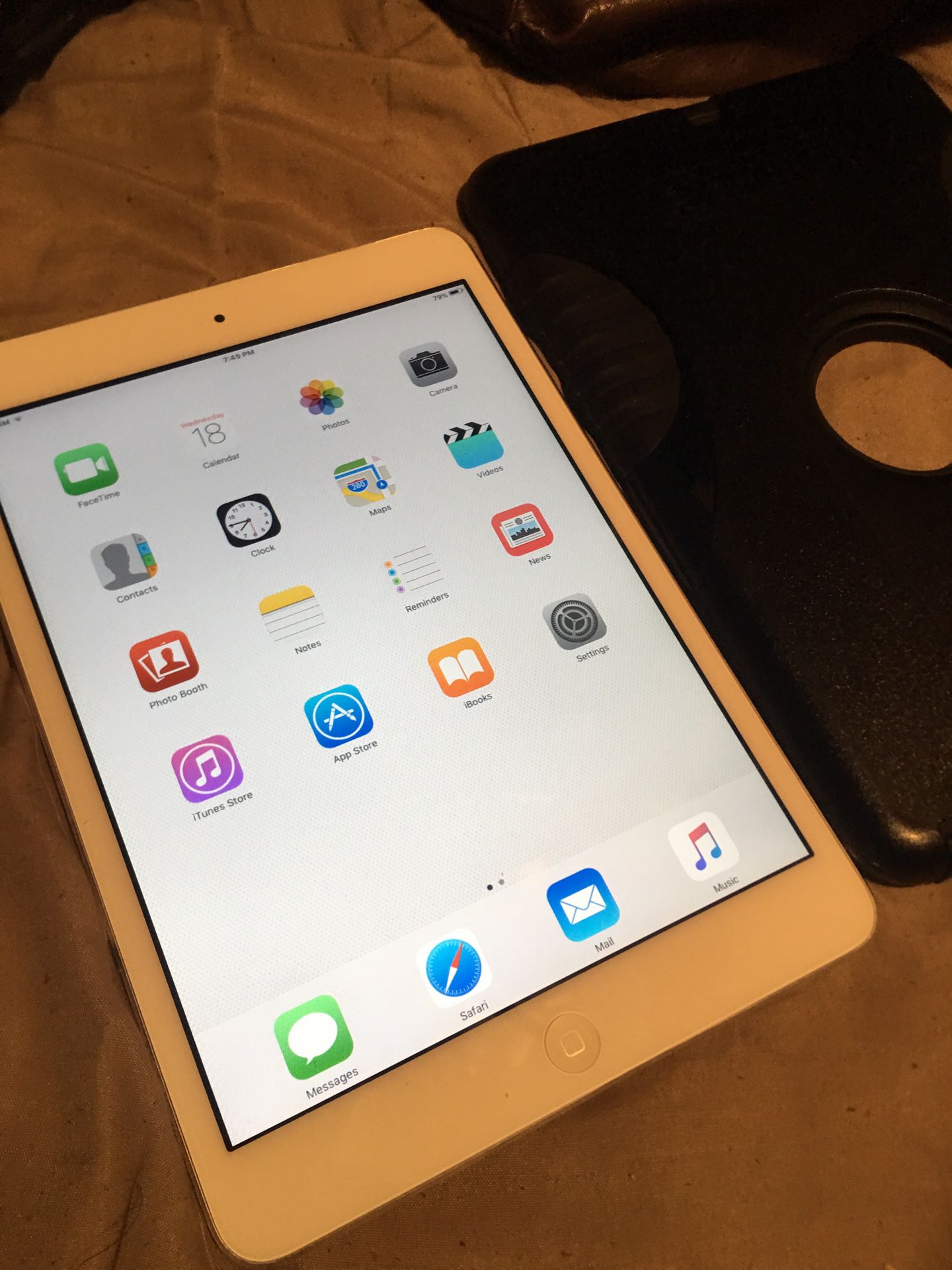 Apple /mini iPad 1 white 16GB w/Cellular SIM unlocked Charger & cable case 109 $Firm price