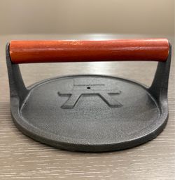Hamburger Cast Iron BBQ Press