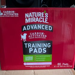 Nature's Miracle Advanced Puppy Training Pads With Carbon Activated Odor Reduction Lavender 80 count