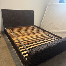 Queen Bed Frame and Mattress 