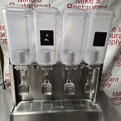 4 Flavor Cold Drink Refrigerated Beverage Fountain Drip NSF Crathco Chiller Self Serve Contained Counter Top 