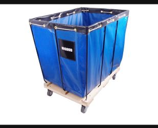 New in a sealed box Basket Trucks Blue 12 Bushel Knock Down Truck, 15.0 cu. ft, 600 lb, 36" L X 26" W X 34" H Capacity(E355)