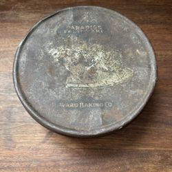 Vintage Metal Award Baking Company Tin 