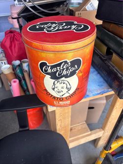Charles Chips Potato Chips Vintage Tin