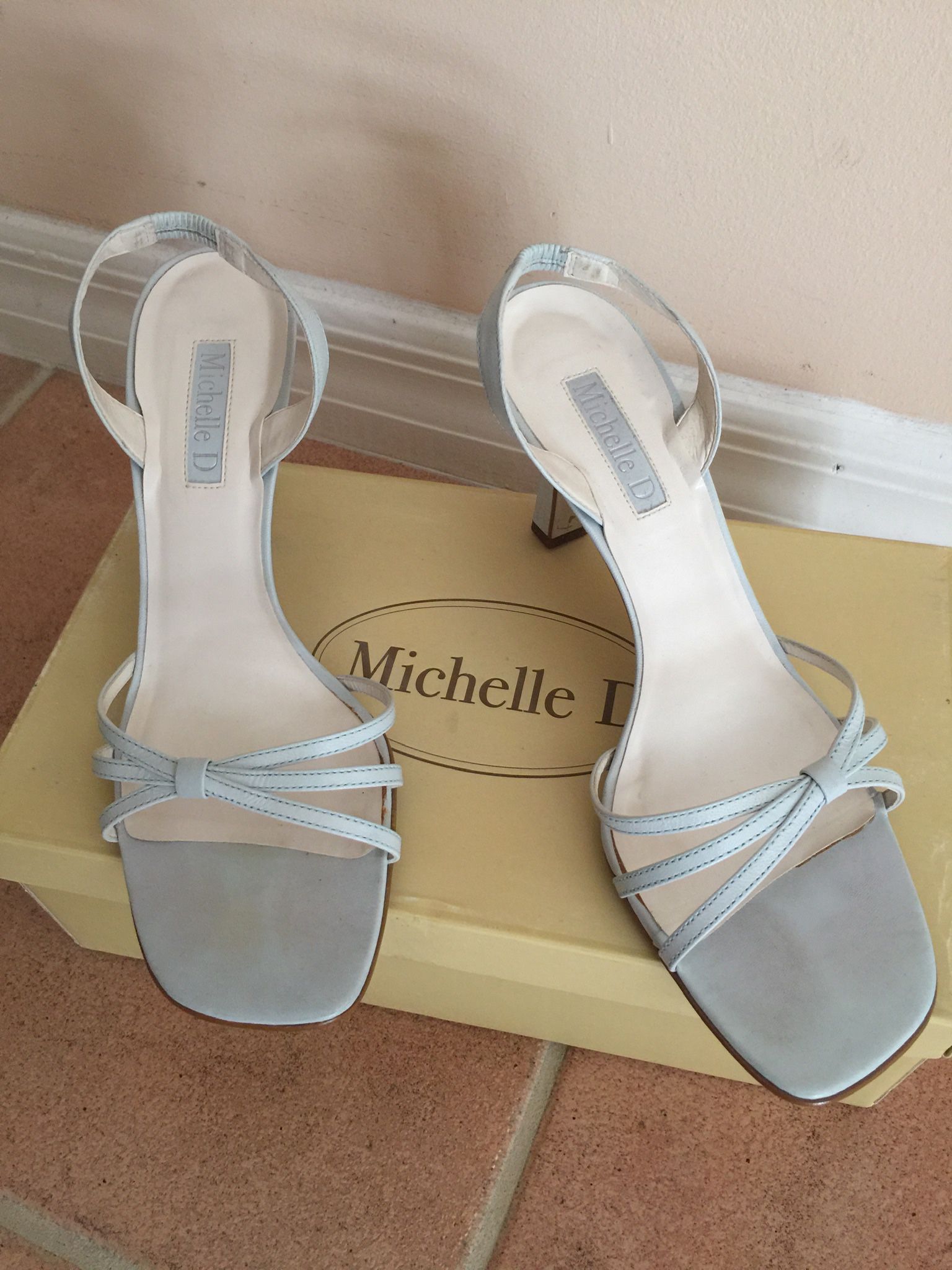 Light Blue Beautiful High Heel Sandals