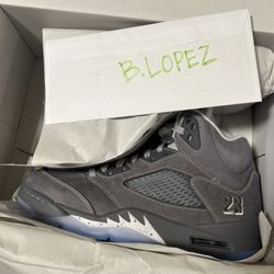 DS Size 10 Air Jordan 5 Wolf Grey 2026