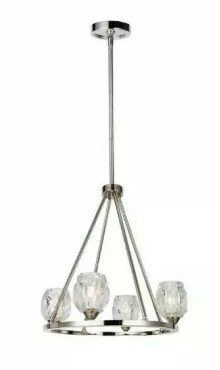 4 Light Modern / Contemporary Chandelier Used