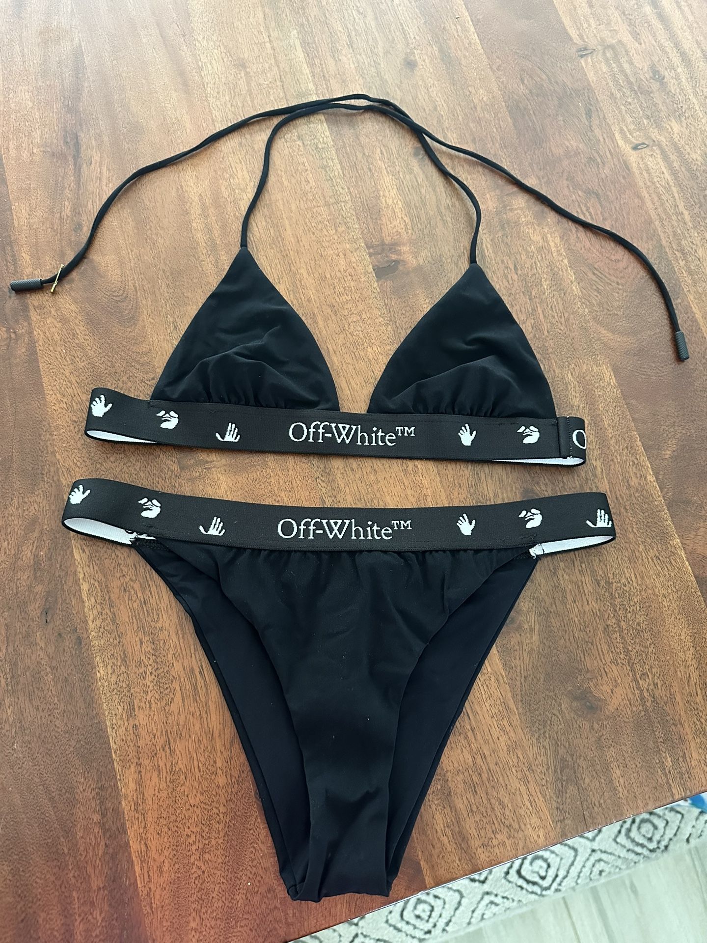 Off White - Black Bathing Suit Bikini