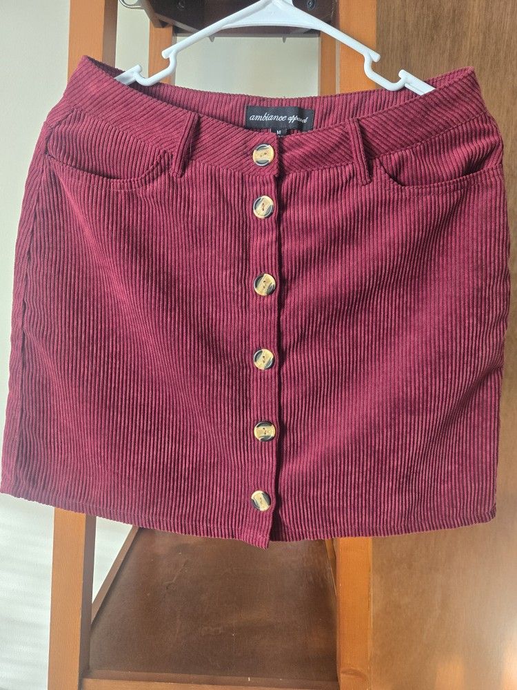 Corduroy Skirt 