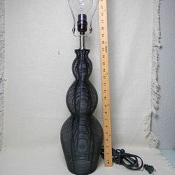 Lamp 28" Black Metal Wire Light Weight Modern See Through Works Great 