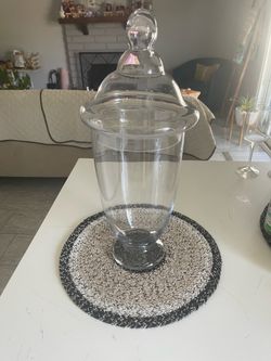 Big crystal vase