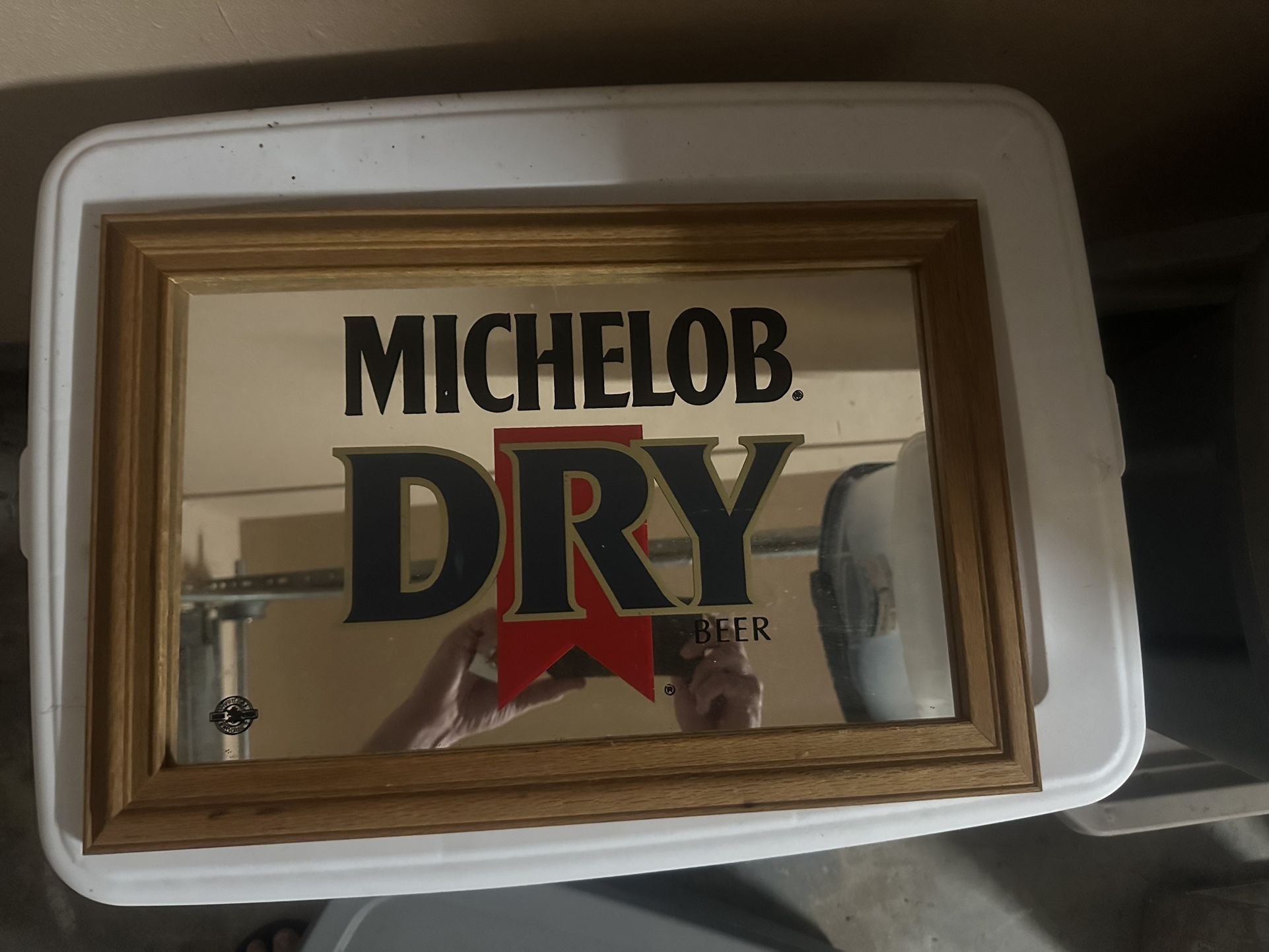 Michelob Dry Bar Mirror