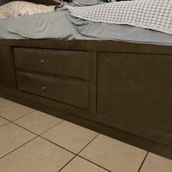 Full Size Bed Frame With Headboard 