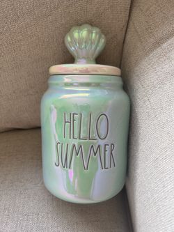 Rae Dunn Hello Summer Jar