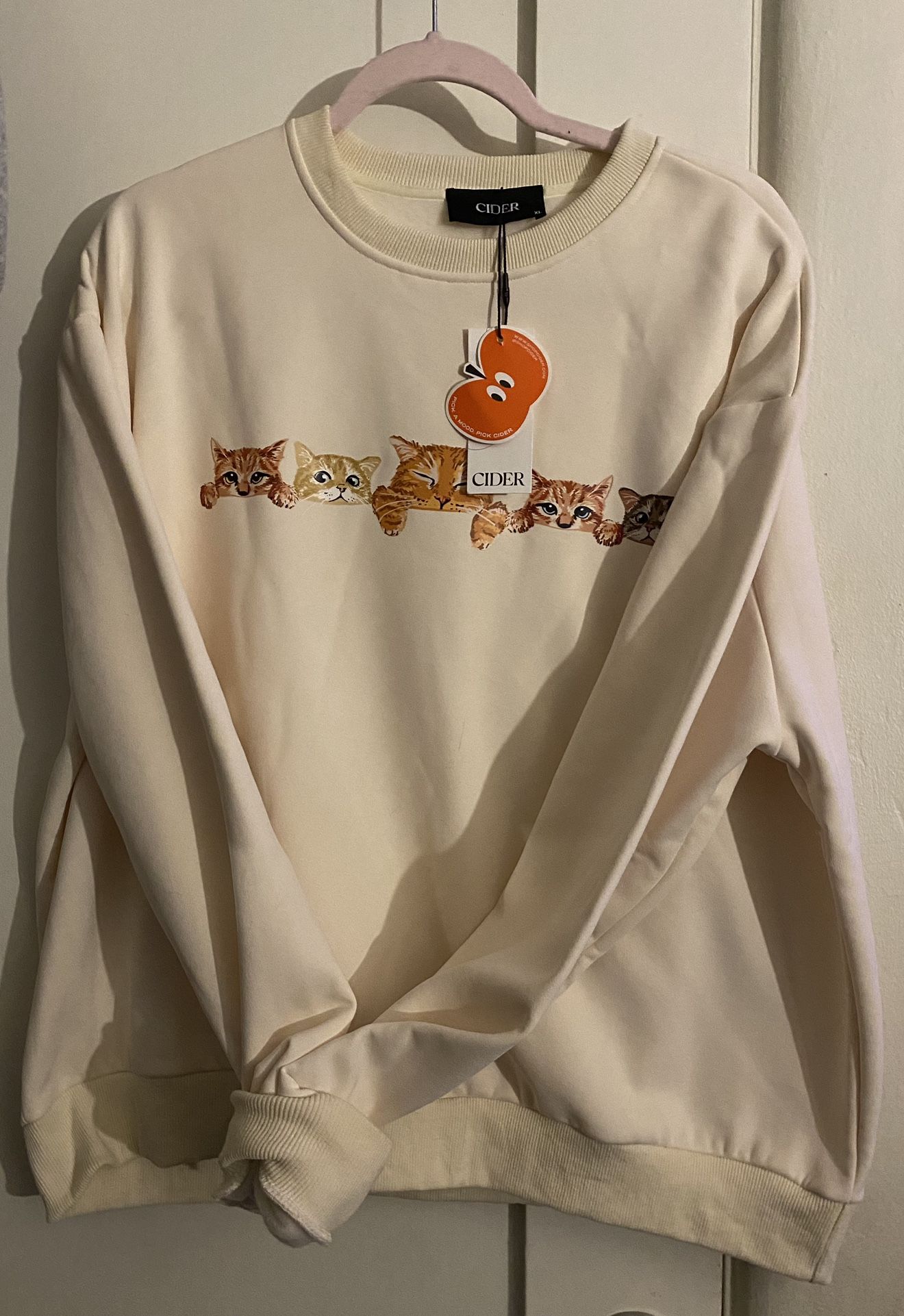 Cider Cat Sweatshirt NWT