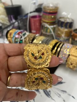 Heavy Gold Plated Bracelets