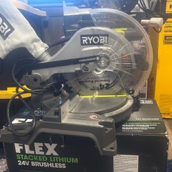 Ryobi 18v Cordless 7-1/4” Sliding Compound Miter Saw 