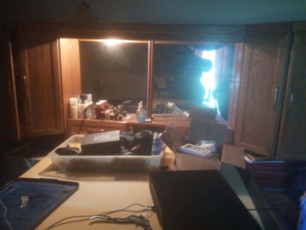 Bed and Headboard
