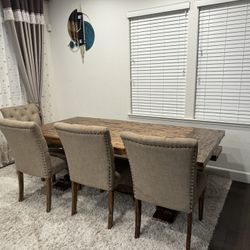 Modern Dining table for 8, Living spaces, Farmhouse Style