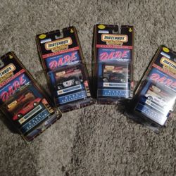 Set Of 4 Matchbox Collectibles "Dare Collection"