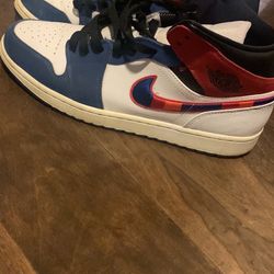 Jordan 1 Mid Multi-color Swoosh 