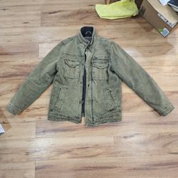 levis army green jacket Medium