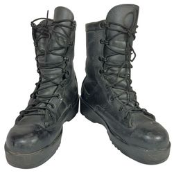 Belleville 795B Flight Deck Navy Steel Toe Combat Boots 6 Vibram Soles