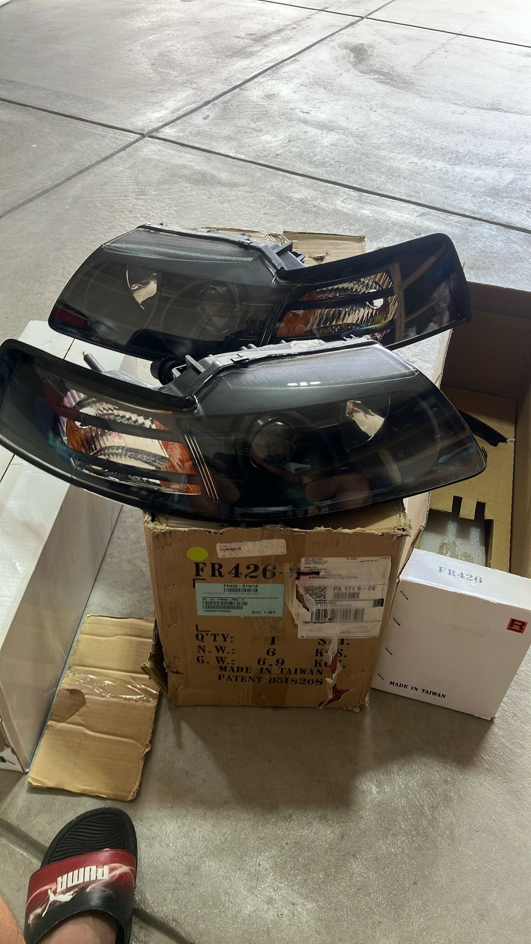 1(contact info removed) Mustang Headlights 