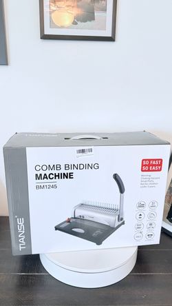 Tianse BM1245 Comb Binding Machine
