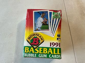 1991 Bowman Factory Sealed Baseball Wax Pack Box