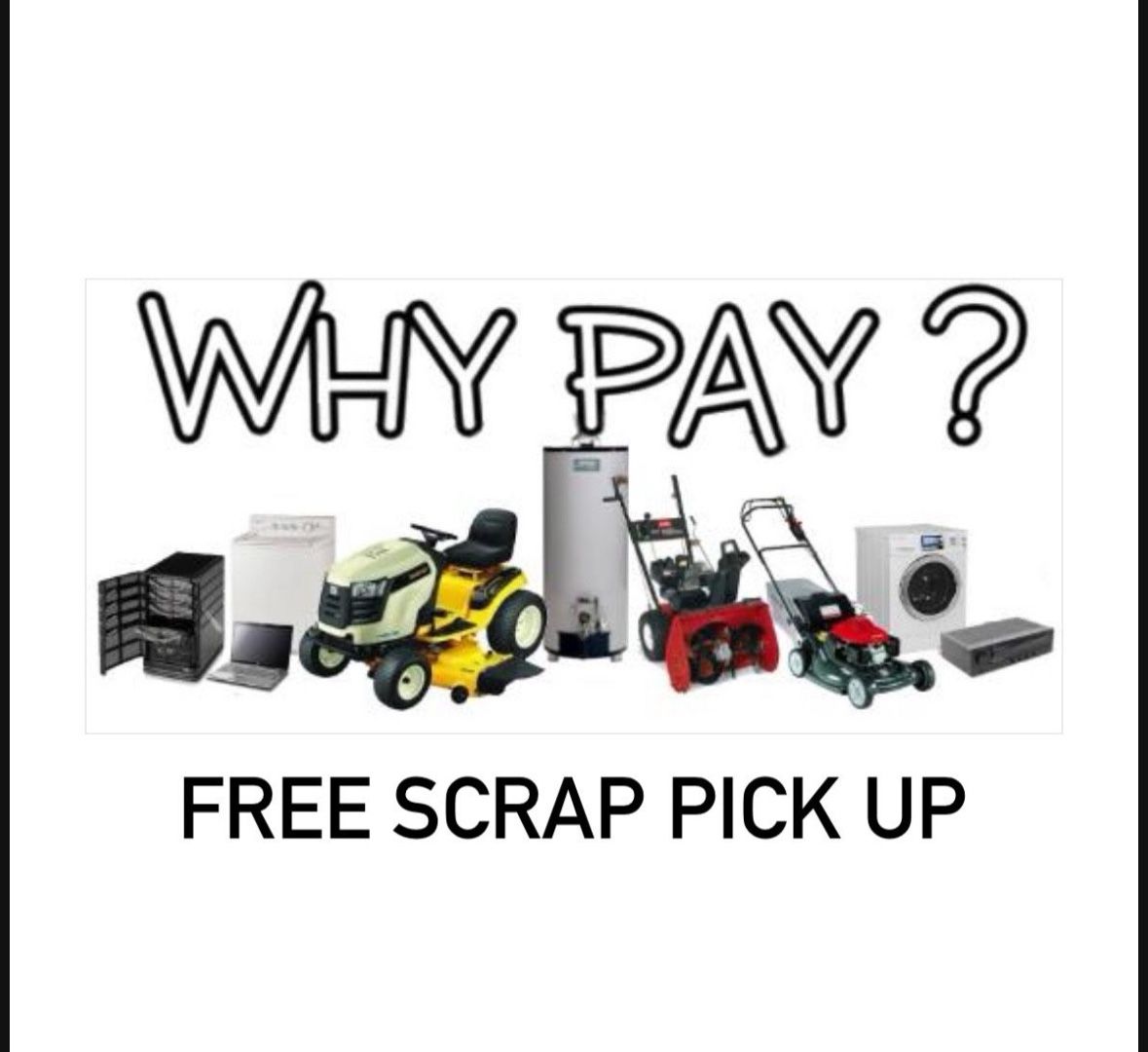 Free scrap pick up