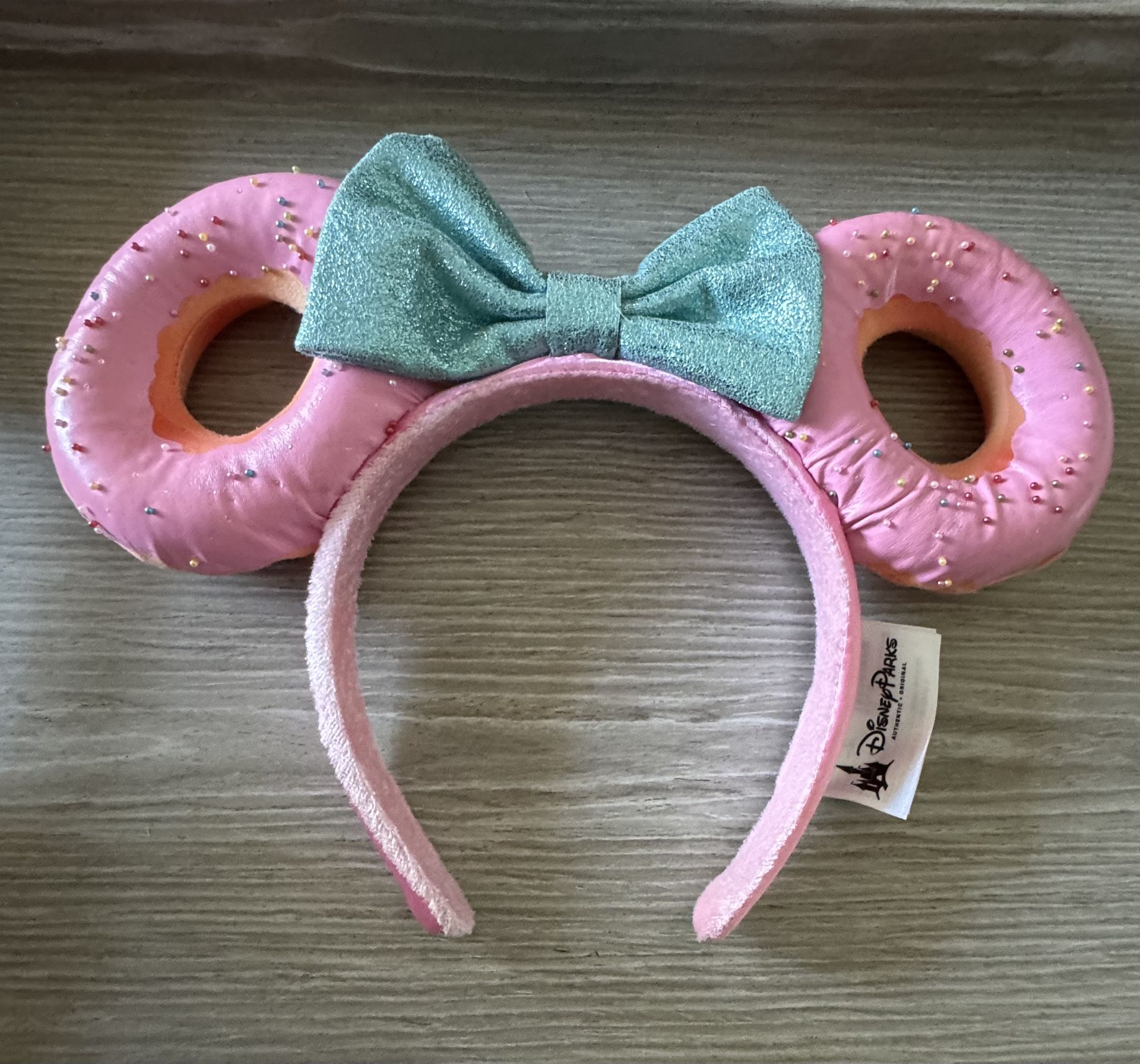 Authentic Disney Parks Epcot Doughnut Party Mickie Minnie Ears Headband