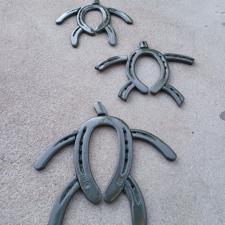 Horse Shoe Art Turtles