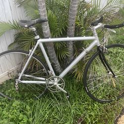 Vintage Italian street racier bike
