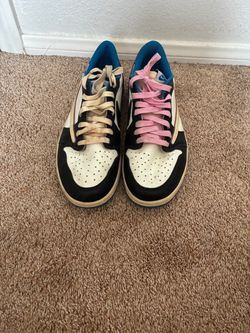 Travis Scott x Fragment Air Jordan 1 Low OG SP 11.5 men