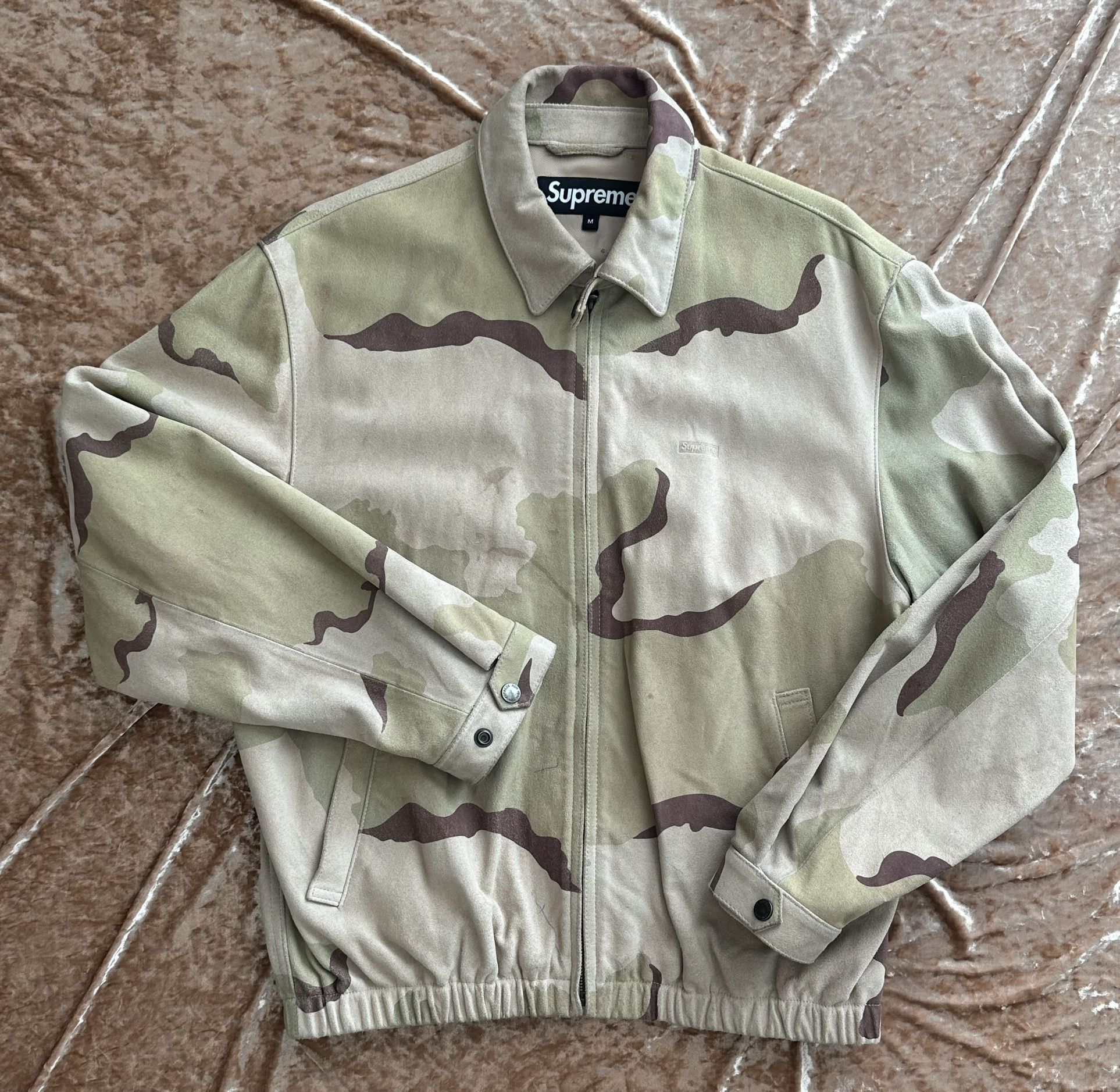 Supreme Suede Harrington Jacket