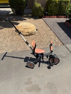 Kids tricycle with handle